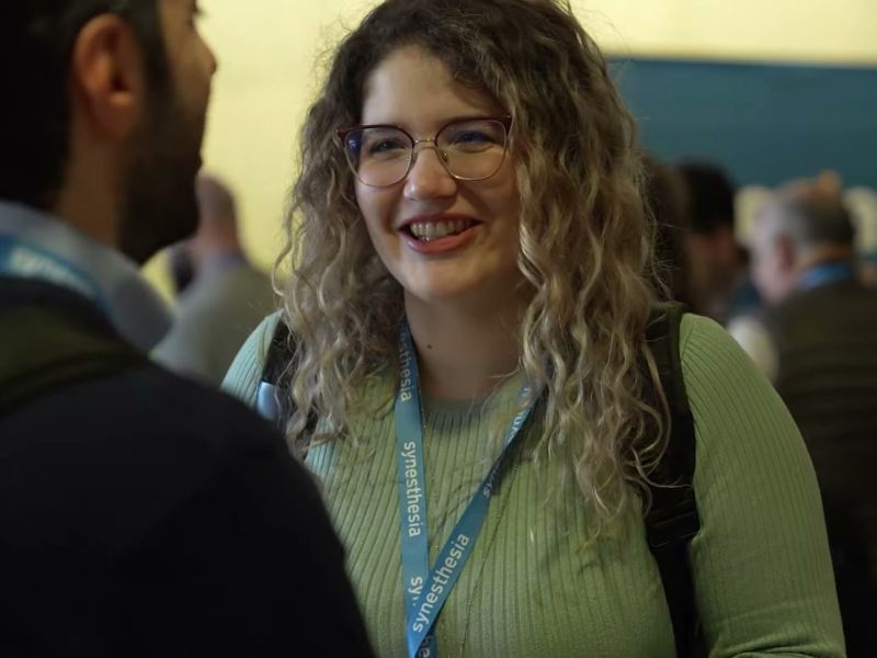 Attendees networking at AI Heroes