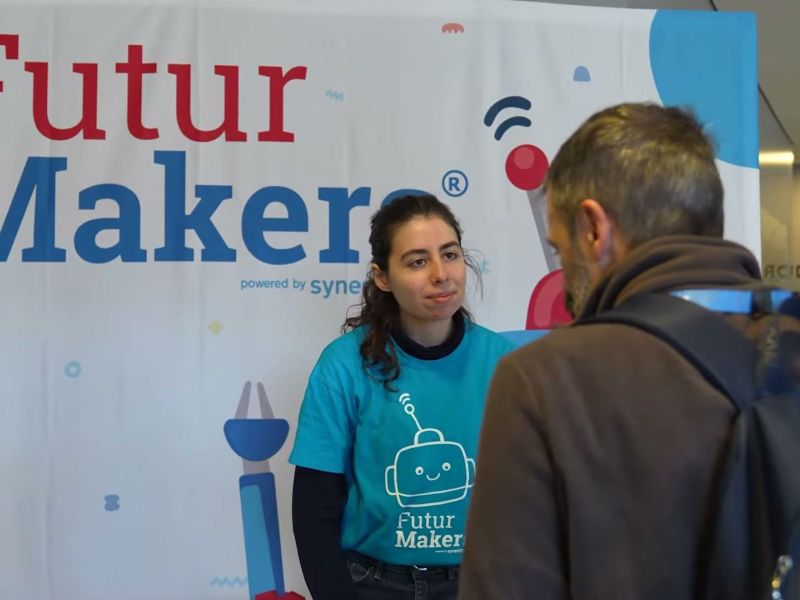 FuturMakers partner booth at AI Heroes